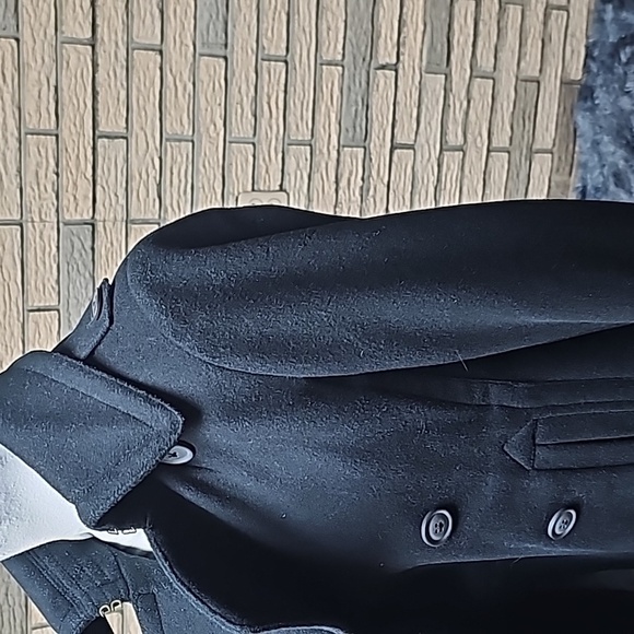 J.CREW Ladies Wool Coat Sz M Excellent condition Black - Picture 4 of 16